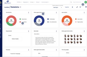 Dashboards para Gestão de Portfólio e Gestão de Projetos